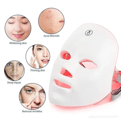 Sparkle Ritual™ LED Glow Mask — Face & Neck Glow Ritual Set