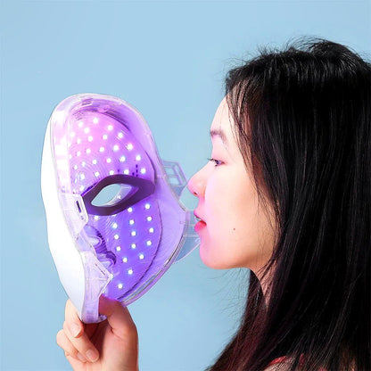 Sparkle Ritual LED Glow Mask — seven light tones, glowing
